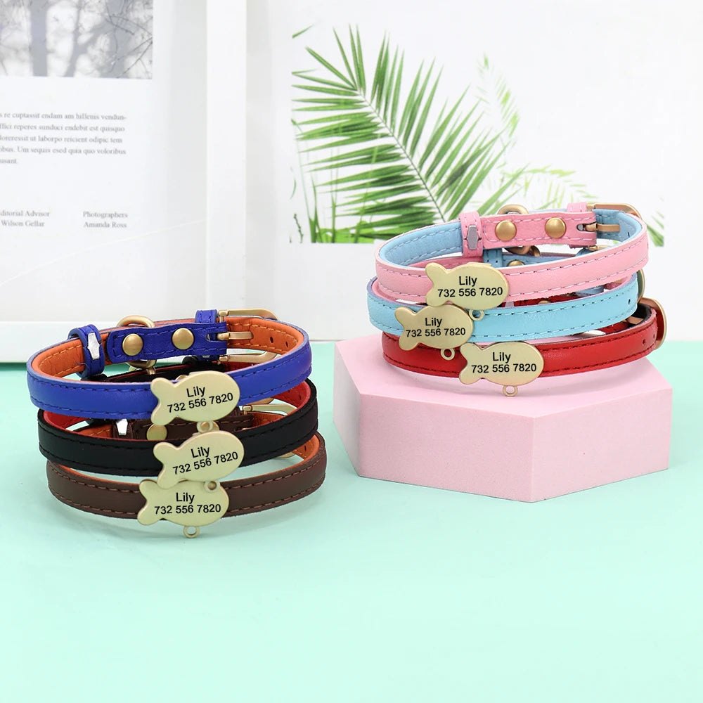 Cute Custom Cat Collar Personalized