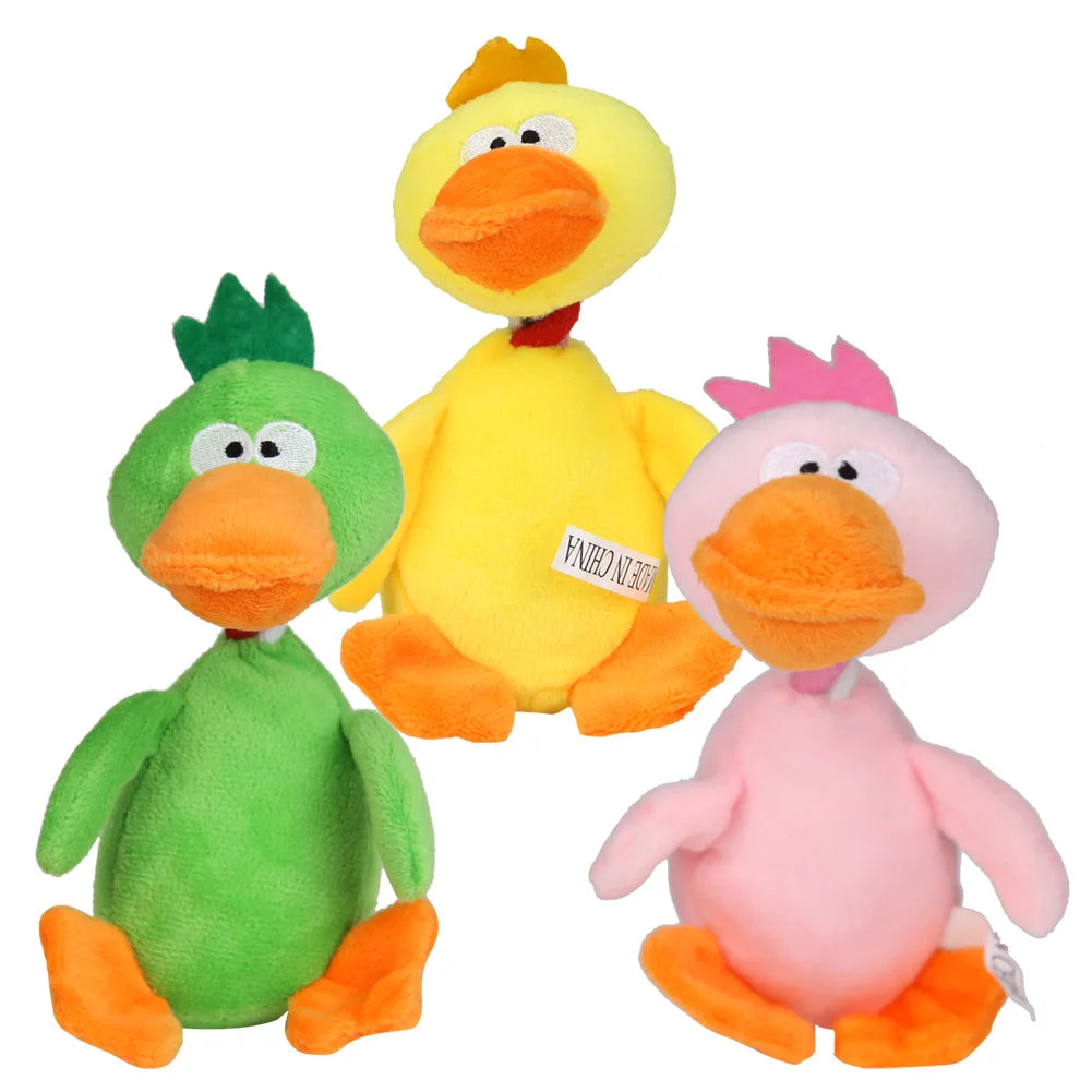 1PC Animal Pet Doy Toys Pet Chew Squeaker Sound Toy for Dog Cats Playing Interactive Pig Duck Toy Pet Supplies