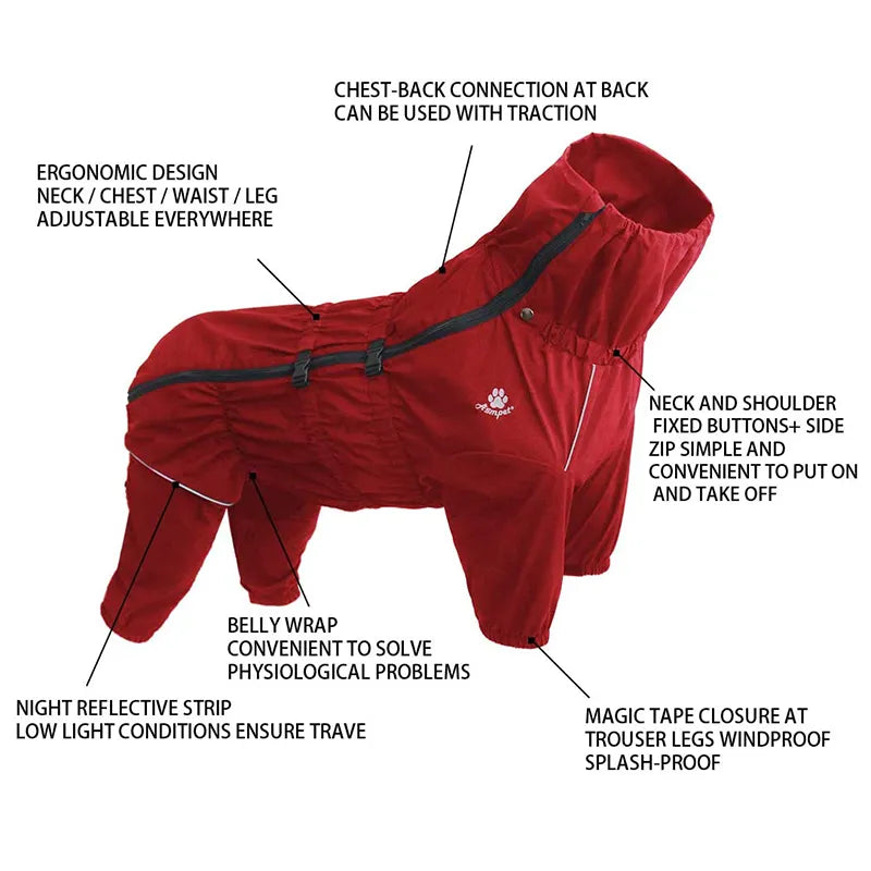 Pet Dog Coat Outdoor Jacket Pet