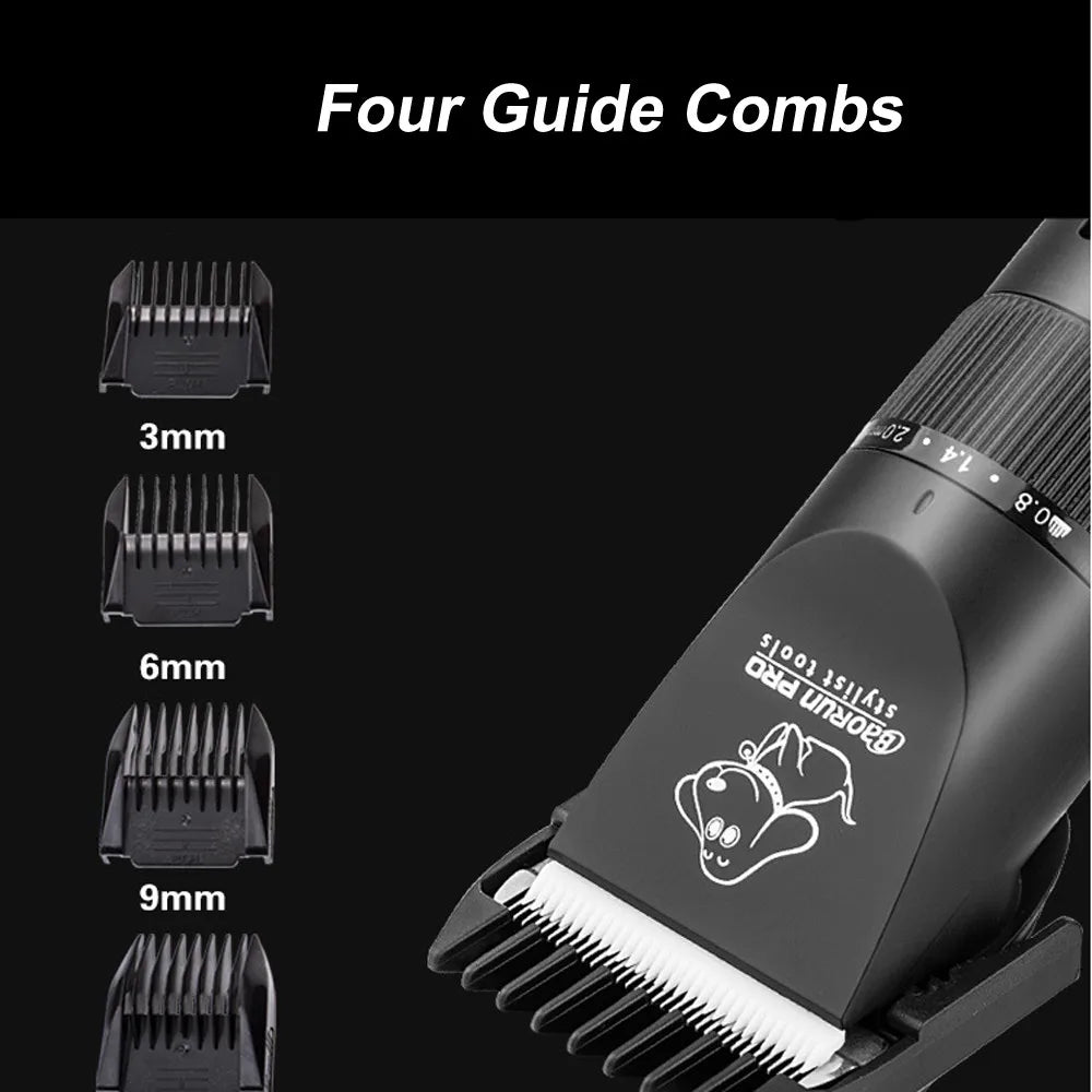 20W Electrical Dog Hair Trimmer High Power Professional Grooming Pets Animals Cat Clipper Pets Haircut Shaver Machine