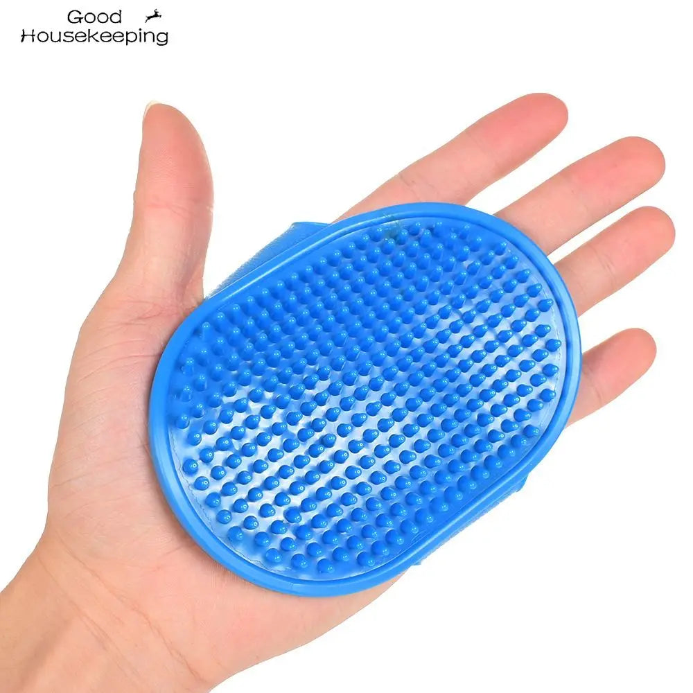 1 Pc Hot Pet Dog Cat Bath Brush Comb Rubber Glove Hair Fur Grooming Massaging Brush For Cat Dog Pet Cleaner Supplies New Arrive