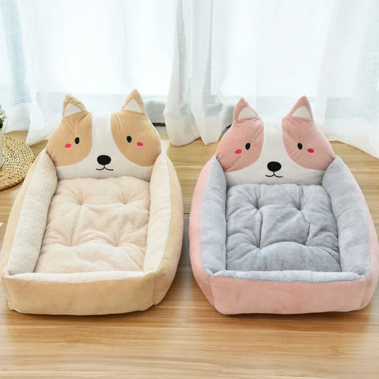 Dog Nest Winter Warmth for Small and Large Dogs, Popular Cartoon Pet Nests, Dog Beds, Dog Mats, Cat Nests Pet Supplies