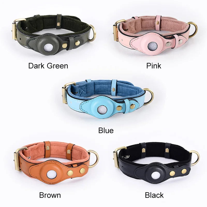 AirTag Removable Locating Pet Collar Collar Anti-Lost Dog Tracker Protective Case Dog Collar Outdoors Walking Pet Supplies