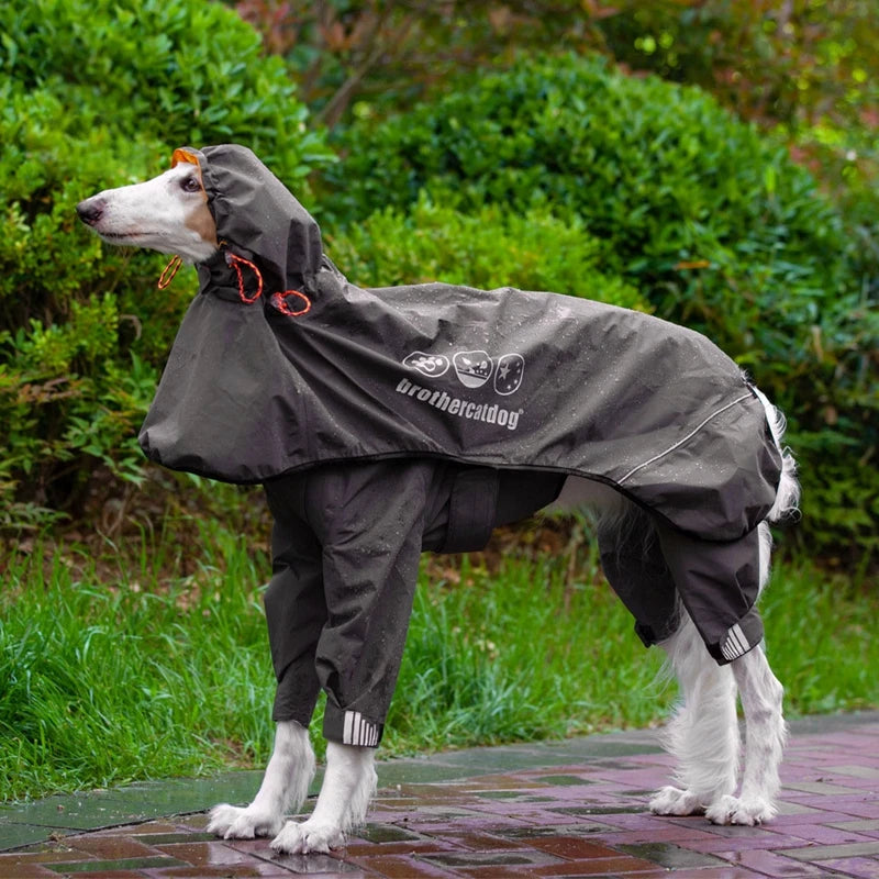 Waterproof Dog Raincoat Jumpsuit For Medium Large Dogs Rain Coat Outdoor Pet Clothes Puppy Doberman Labrador Husky Jacket